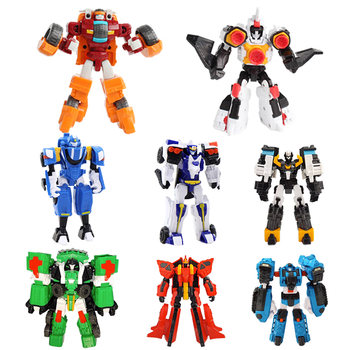 托宝战士（T0B0T）玩具托宝兄弟变形合体汽车金刚机器人玩具男孩套装六一儿童节礼物 超可动机甲盲盒【随机1款】