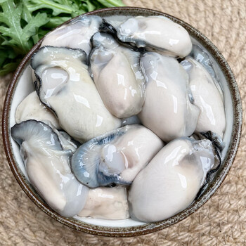 鲜美惊新鲜生蚝肉当天现剥非乳山海蛎子肉鲜活海鲜水产冷冻去壳牡蛎肉