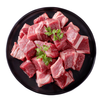 【建議拍2份】伊賽 國產黃牛牛腩塊1000g 牛肉生鮮冷凍牛腩肉牛腩粒紅燒牛腩堡