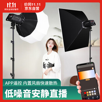 摄影怪兵器 LG-180PRO遥控直播补光灯摄影打光直播间柔光太阳灯常亮儿童拍照视频人像主播服装器材一箱一球