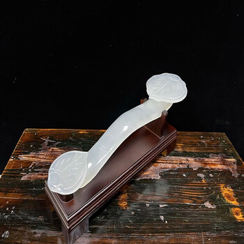 平安如意摆件家居公司办公室乔迁玄关工艺送礼品长2630cm配实木底座