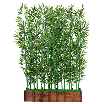 仿真竹子环保镀膜公司酒店造景客厅隔断屏风玄关装饰室内外假竹子抖音