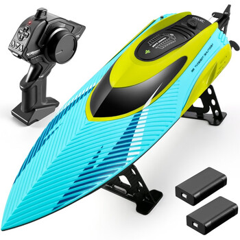 4g全比例高速快艇军舰男孩水上玩具儿童六一礼物电动无线遥控船 36cm