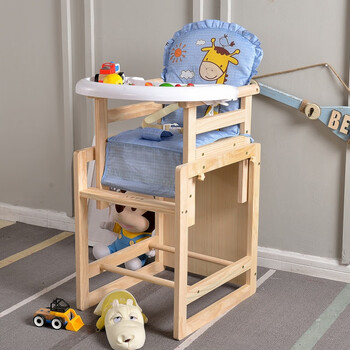 奔麦婴儿餐桌椅实木实木多功能宝宝餐椅儿童餐椅家用吃饭15个月婴儿