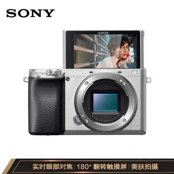 索尼（SONY）Alpha 6100 APS-C画幅微单数码相机 单机身 银色 (ILCE-6100/A6100)