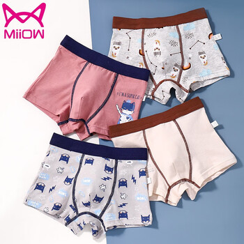 猫人(MiiOW)儿童内裤价格走势及销量情况介绍