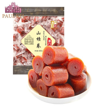 【葡记】山楂卷500g礼包|蜜饯果干价格历史销量趋势分析