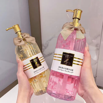 沐浴露留香72小时家庭装大容量 粉色沐浴露 紫色沐浴露 施华蔻沐浴露