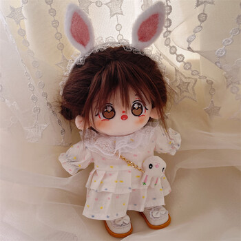 魔幻旋转草莓家~棉花娃娃20cm厘米娃衣服正常体胖胖体裸娃可爱双层