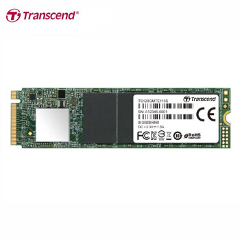 创见(Transcend)SSD固态硬盘 M.2 2280 NVMe PCIe Gen3 x4 MTE110S 1500m/s 【五年质保】128G