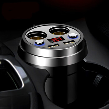 车载车用电器汽车用usb转接头充电器车载分线器一拖三手机车充快充多