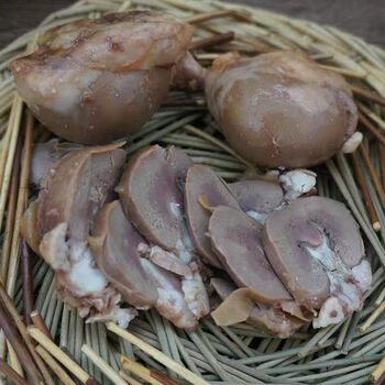 该品是猪蛋蛋(猪睾丸)根据个人口味哦