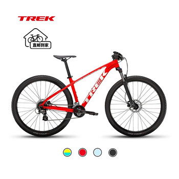 崔克（TREK）山地车 MARLIN 5 轻量化油压碟刹内走线硬尾山地自行车 闪耀红色 直邮到家  M （建议身高165-176CM） 16速