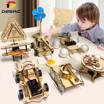 Deerc 科学实验套装儿童玩具男孩steam物理小学生 5 6 7 8岁手工diy制作5 6年级豪华教具 内含10个实验 12支水彩笔 图片价格品牌报价 京东
