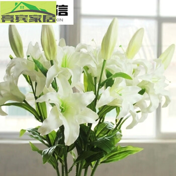 亮宾三头仿真香水百合花花束百合家居客厅餐桌装饰花卉塑料人造花卉黄色 图片价格品牌报价 京东 亮宾三头仿真香水百合花花束百合家居客厅餐桌装饰花卉塑料人造花卉黄色 图片价格品牌报价 京东