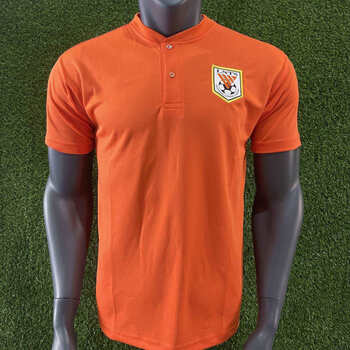 乾灿山东泰山球衣训练服短袖2022中超足球服主场橙色球员版鲁能队服