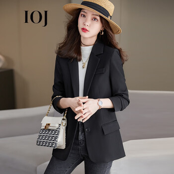 ioj轻奢品牌女装西装外套女2022春秋季新款设计感小众气质小个子上衣
