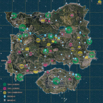 地图海报pubg绝地求生吃鸡游戏雨林雪地网吧自粘壁纸墙贴男孩挂画挂饰