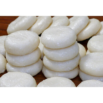 贵州特产小吃 纯糯米手工糍粑 农家年糕糯米团子3斤 清明糍粑一份30个