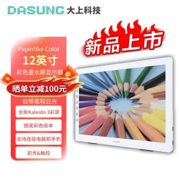 DASUNG大上科技Paperlike Color 12英寸彩色墨水屏显示器
