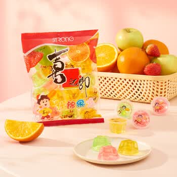 喜之郎童年零食果冻办公室休闲加班零食 来一份 凑单 经典什锦装*5袋