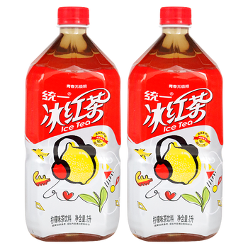统一 冰红茶1l*2瓶