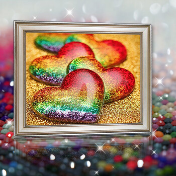 结婚新款手工diy5d水晶钻石画满钻客厅新婚点贴钻十字绣情侣卧室2019