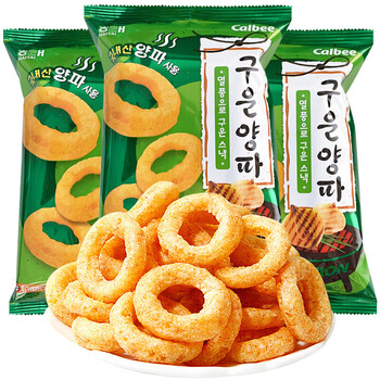 圈70g儿童休闲办公室网红膨化零食追剧小吃 洋葱圈(新包装)60g*3袋