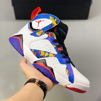 君子琳7篮球鞋女鞋热熔岩兔八哥白银白红毛衣男鞋情侣鞋乔7奥运运动鞋