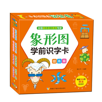 0-6岁象形图学前识字卡·提高篇：促进左右脑同步开发 象形识字早教识字卡