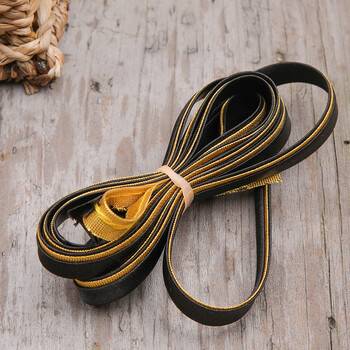 旗袍包边条滚边条对折双色免烫嵌条镶边仿真丝衣服缎带唐装布料带黑金