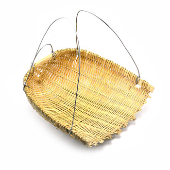 手工竹编筲箕簸箕 农用建筑垃圾挑土簸箕 粪箕畚箕畚斗挑菜筐箩筐 竹