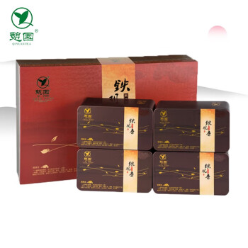 憩园 乌龙茶 福建铁观音 传统手工茶叶罐装礼盒 300g（4罐） 似闲云系列 送礼