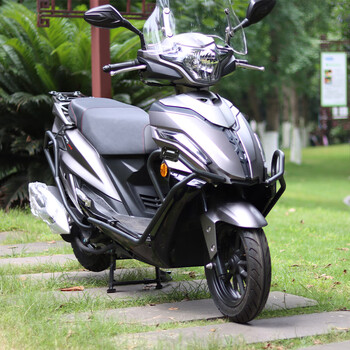 山竹适用于豪爵usr125保险杠hj125t21前后保护杠防摔杠挡风玻璃改装前