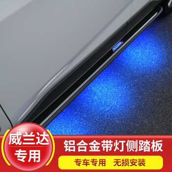 20-22款rav4荣放威兰达脚踏板原厂包角丰田汽车侧门迎宾踏板改装专用 威兰达专用商务版（带灯款）