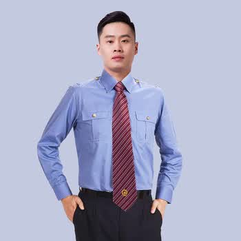 铁路制服衬衣长袖新式路服蓝色衬衫乘务员高铁工作服男士新19式女 19