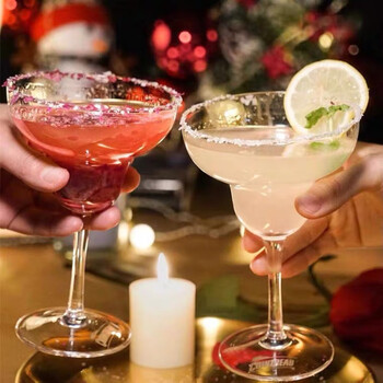 柏蝶莱玛格丽特杯水晶杯酒吧鸡尾酒杯玻璃杯子高脚杯香槟杯网红气泡