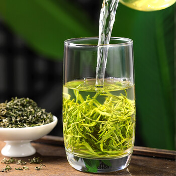 春上早毛尖 新茶毛峰蒙顶山茶四川明前高山绿茶叶独立小袋装共50包 毛