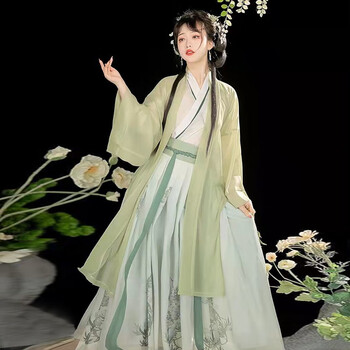 纪郁租赁成人汉服女宋制古典舞舞蹈服中国舞古风宋朝服装女装古装出租