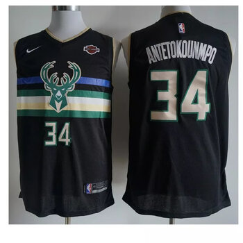 rdrt23年雄鹿队34号字母哥新赛季城市版全黄金版刺绣篮球衣篮球裤