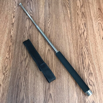 甩甩防身铁棍伸缩甩棒三节鞭实心机械棍车载棍子铁棍男女子武术搏击