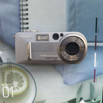 数码相机ccd佳能ixus155卡片机便携式学生旅游老相机 索尼p9银色-93新