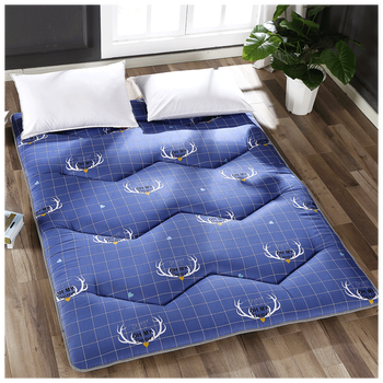 午睡垫子折叠防潮07加厚床垫09m学生床垫单人地铺儿童午休睡垫柠檬