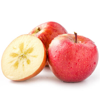 甘肃大漠冰糖心苹果 新鲜水果 脆甜平安果 带箱10斤 净重约8.5斤 铂金果果径80mm