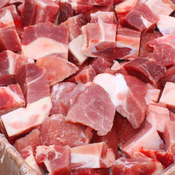开锣猪排骨粒批发多肉排骨粒猪肋排新鲜冷冻 前排骨粒 3斤