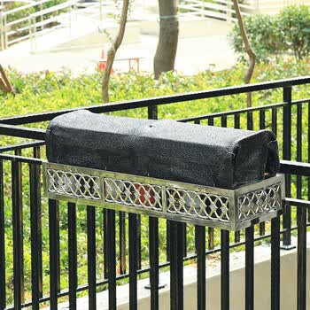 墨绩阳台花架304不锈钢悬挂式护栏杆窗台户外墙壁多肉室内外置物架子