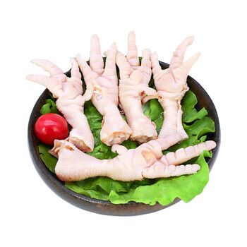 益客【jd物流】无骨鸡爪350g农家散养去骨鸡脚生鲜速冻脱骨凤爪鲜泡椒