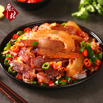肴之林半成品菜湘菜红烧带皮牛肉250g干锅爆炒小炒带皮黄牛肉快手菜