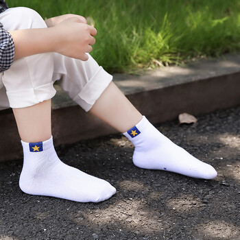 儿童袜子春秋秋冬季纯棉中筒袜男童中大童学生男孩512岁薄款棉袜bb