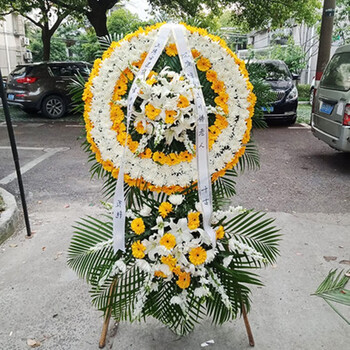 花親殡葬用花 花親全国同城配送追悼花圈丧礼葬礼鲜花遵义安顺六盘水都匀贵阳上海鲜花店清明节菊花扫墓哀思祭奠鲜花花圈 行情报价价格评测 京东
